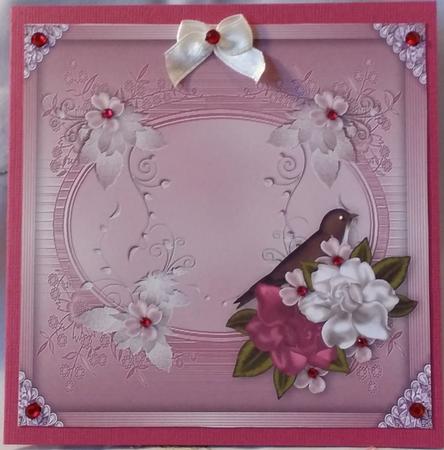 Pink Flowers by Heather Beechey