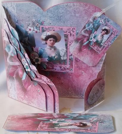 Vintage Lady Frame Mini Kit by Heather Beechey