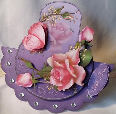 A Rose Romance Wobble Card Mini-kit by Heather Beechey