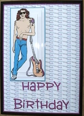 Tattooed Rock Guitarist by Heather Finn