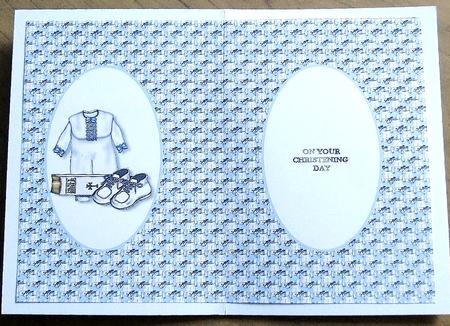 Christening Gown Boy Insert by Heather Finn