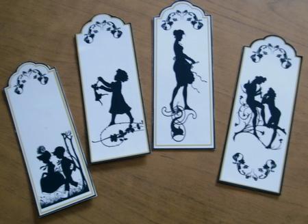 Black and White Bookmarks by Heather Finn