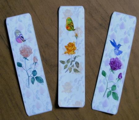 Rose and Butterfly Bookmarks by Heather Finn