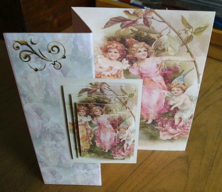 Victorian Rose and Fairies by Heather Finn