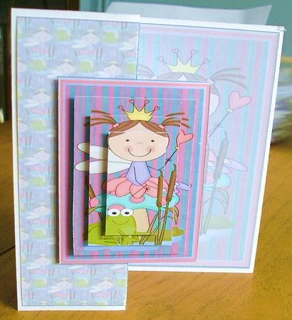 Fairy Princess and Her Frog Foldback by Heather Finn