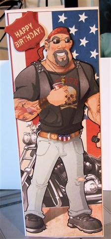 Angel of Hell Dude Large Dl by Heather Howes