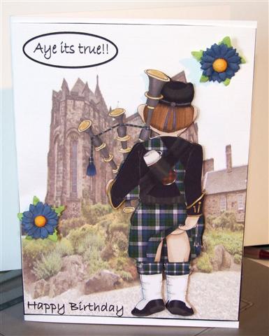 Bagpipe Doodles Large Image Backside by Heather Howes
