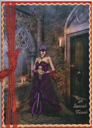 A4 Mardi Card or Topper by H Pearson
