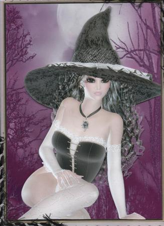 Witching Hour A4 Card Front #2 by H Pearson