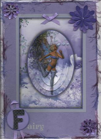 Beautiful Fairy Pyramid Card Front Kit by H Pearson