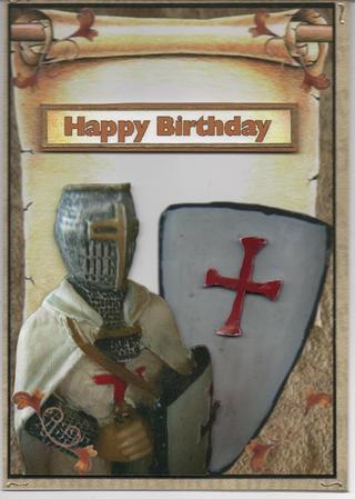 St George Decoupage Topper by H Pearson