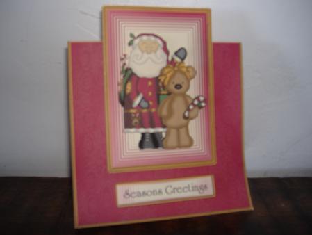 Christmas Over the Edge Card by H Pearson