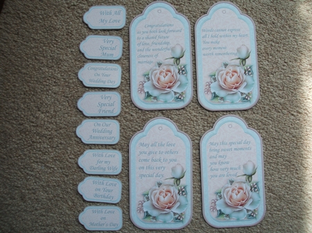 Square Scallop Pocket Pastel Roses 2 Mini Kit All Occasions by heather winslade