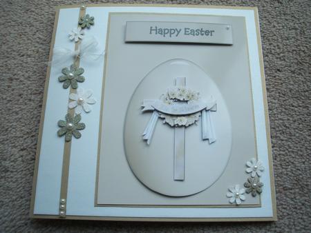 A4 He is Risen Easter Card by heather winslade