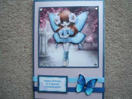 Blue Flutterby Fairy Toppers Mix N Match by heather winslade