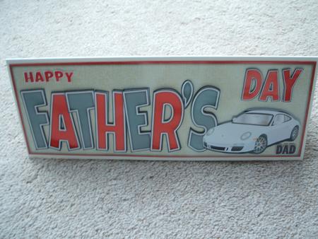 Fathers Day Porsche Large Dl by heather winslade