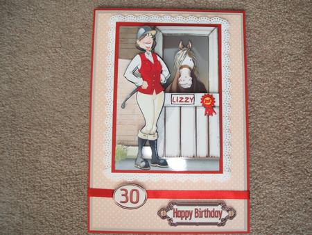 Horse Rider Lady Red by heather winslade