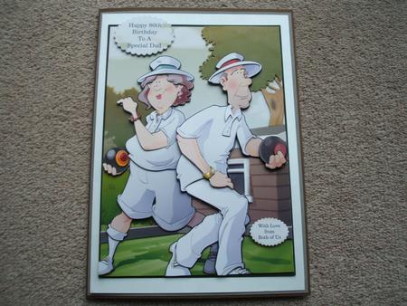Bowling Dudes Couple A4 by heather winslade