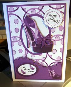 Mad About Purple Shoes by Heather Howes