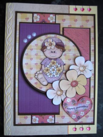 Sweet Baby Girl 5x7 by Heidi Autio
