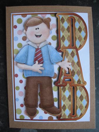 Dad Over the Side Card by Heidi Autio