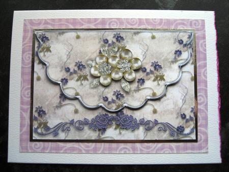 Shades of Lilac Floral Toppers by Heidi Autio