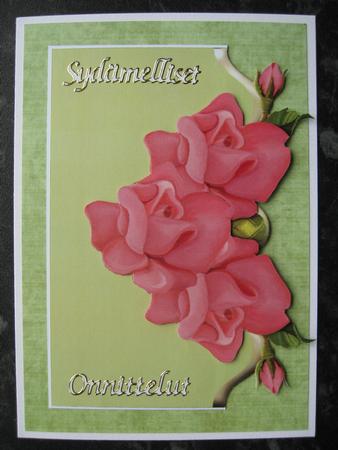 Rose Envelope Card by Heidi Autio