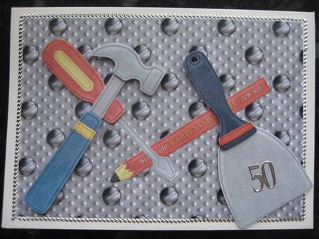 Handyman Backing Paper 1 by Heidi Autio