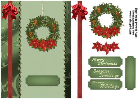 Three Scalloped Rectangular Card Panel Templates by Heidi Autio