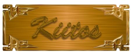 Brushed Metal Gold Frame Sentiment Banners by Heidi Autio
