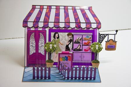 Shoe Sale - 3D Store Easel Card Kit by Helanna Hancock