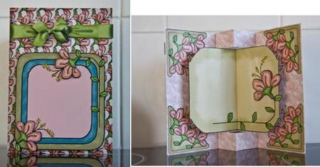 Pink Blossom Popout Page Card by Helanna Hancock