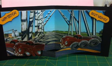 Triple Layer on the Road Again Easy with Instructions by Helanna Hancock
