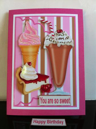 You Are So Sweet Decoupage Topper by Helanna Hancock