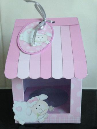 3D Easter Lamb Milk Carton Cupcake or Treat Box Mini Kit by Helanna Hancock