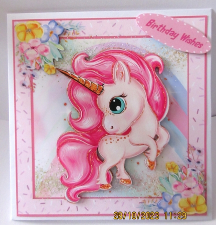 8x8 Mini Kit, Beautiful Unicorn  by Helen Myers