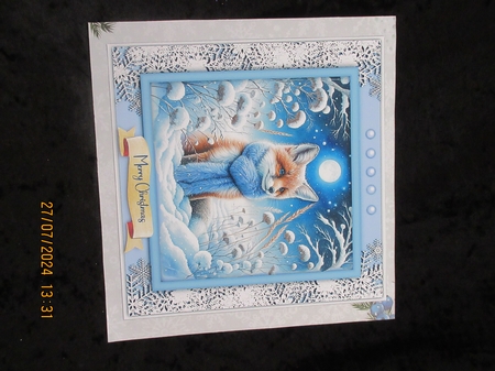 7x7 Mini Kit, Beautiful Winter Fox by Helen Myers