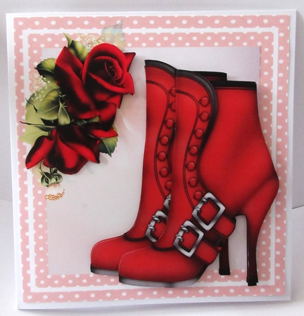 Beautiful Boots and Red Roses 5 by Helen Myers