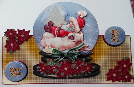 Standup Mini Kit -Merry Christmas # 4 by Helen Myers