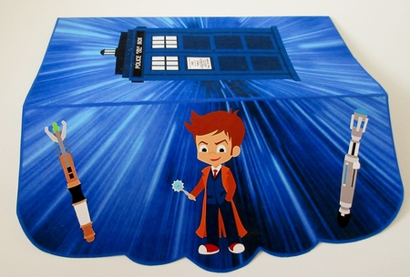 Doctor Who Exterminates Frowns Gift Envelope by Helen Myers