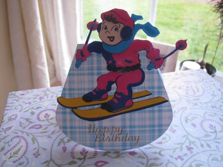 Ski Miss --wobble Card by Helen Cassidy