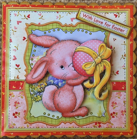 Eggstra Big Pressie Easter 8x8 Mini Kit & Decoupage by Helen Fearn