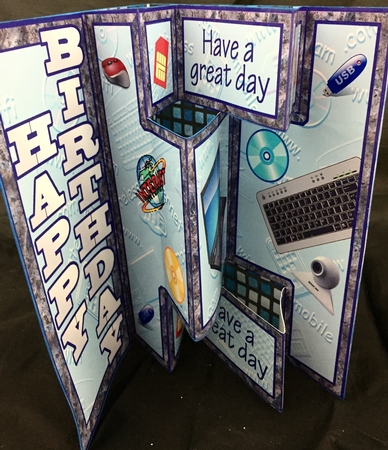 Shutter Surprise Card - Computers by Helen Fearn
