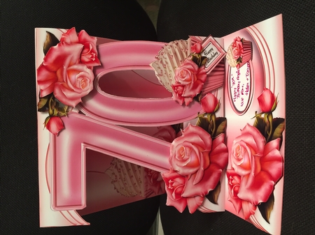 Special Birthday Roses & Cupcakes Easel - Bumper Kit - Ages 30 to 90 by Helen Fearn