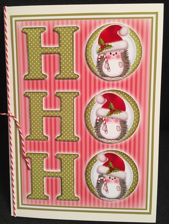 Ho Ho Ho Hedgy Mini Kit by Helen Fearn