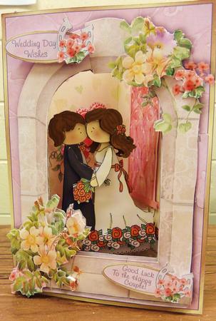 3D Corner Card Kit - You May Now Kiss the Bride! by Helen Fearn