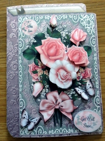 Book of Roses 5x7 Shaped Mini Page Kit by Helen Gomm