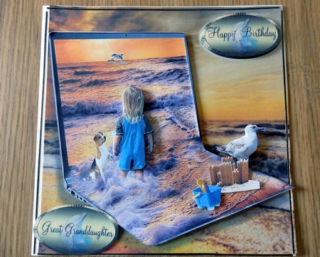 on the beach by Helen Gomm