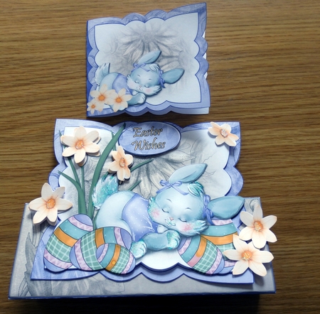 Triangle Base Mini Kit - Easter Bunny Wishes # 11 by Helen Gomm