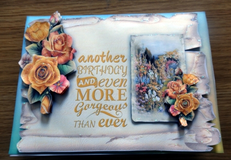 Perfect Parchments - Rose Spray by Helen Gomm